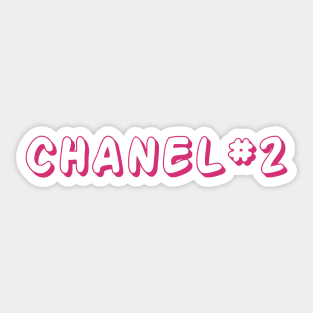 chanel #2 Sticker